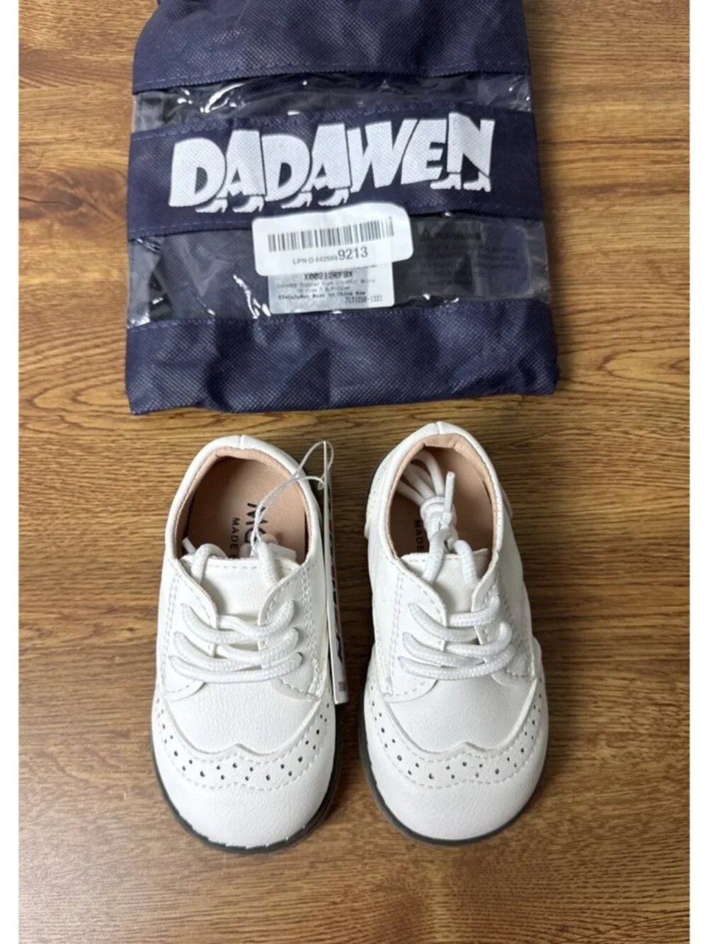 DADAWEN Toddler Boys Girls Dress Shoes Comfort Oxford Shoes Size 5 Toddler